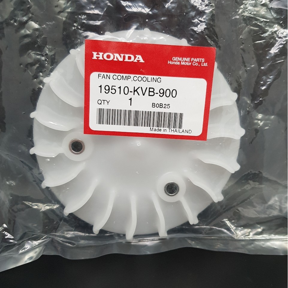 ใบพัด ระบายความร้อน หม้อน้ำ CLICK ,CLICK I ,AIR BLADE ,AIR BLADE I แท้ HONDA RADIATOR COOLING FAN   70
