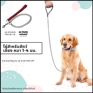 โซ่จูงสัตว์ สายจูงหมา โซ่จูงหมา โซ่มัดหมา 🔥 🔥 Metal Dog Leash  🐶🐱