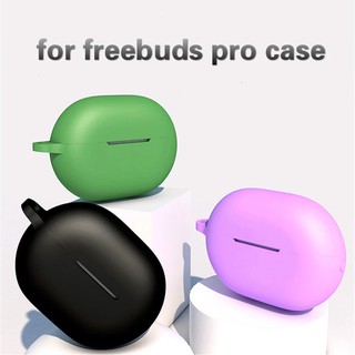 เคสซิลิโคนสีพื้นป้องกันรอยสําหรับ Huawei Freebuds Pro