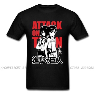 ใหม่ เสื้อยืดลําลอง แขนสั้น พิมพ์ลายอนิเมะ Attack On Titan สไตล์ญี่ปุ่น สําหรับผู้ชาย 2022