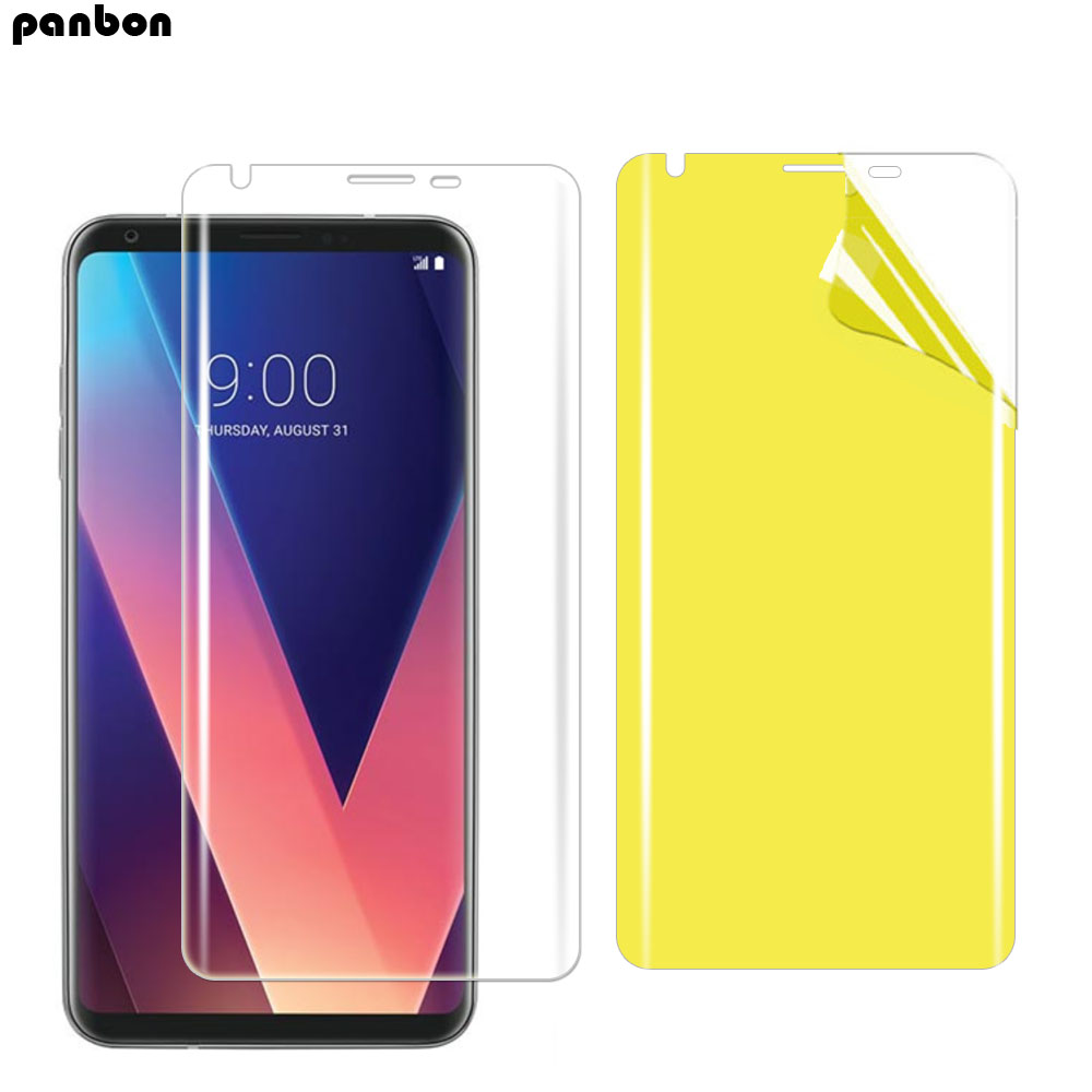 LG Velvet 5G V60 V50 V30 V30+ V40 V50S ThinQ V20 ป้องกันหน้าจอ 3D Full Soft Hydrogel Film