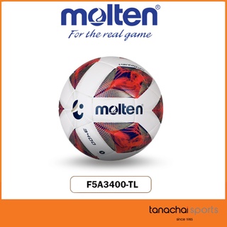 Molten F5A3400-TL ลูกฟุตบอล ลูกบอล เบอร์5 ลูกฟุตบอลหนัง PU ชนิดพิเศษ ของแท้ 100%