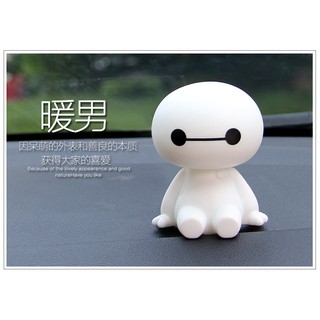 ตุ๊กตา baymax ขยับหัวได้ สำหรับตกแต่งรถยนต์