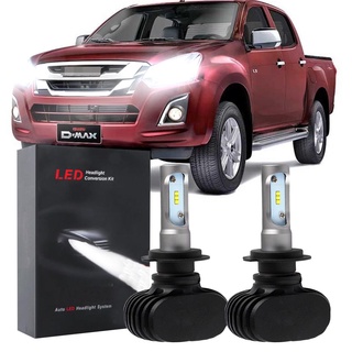 หลอดไฟหน้า LED 6000K สีขาว สําหรับ Isuzu D-MAX DMAX 2nd GEN ปี 2014-2019 2 ชิ้น