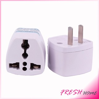 หัวแปลงปลั๊กไฟ ตัวแปลง  3 ขา เป็น 2 ขาแบน อะแดปเตอร์เดินทาง Plug converter