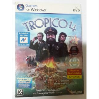 แผ่นเกมส์​คอม​พิวเตอร์​ PC​ Tropico4​ แผ่นแท้มือ1