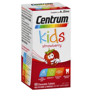 Centrum Kids Multi Vitamin 60 Strawberry Tablets