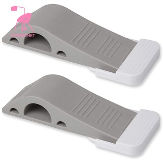 💮Door Stopper 2 Pack Set Premium Duty Door Stop Rubber Wedge (gray)