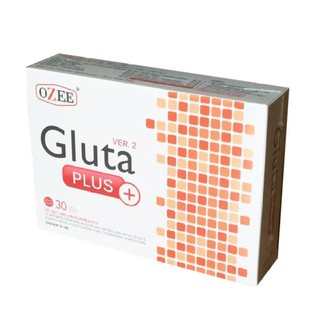 Ozee Gluta Plus Ver.2 สูตรใหม่ ขาวไวกว่าเดิม 2 เท่า 1 กล่อง (30 เม็ด/กล่อง)