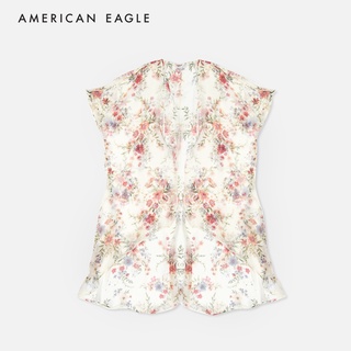 American Eagle Chiffon Floral Kimono เสื้อ ผู้หญิง กิโมโน (EWSB 035-9640-106)