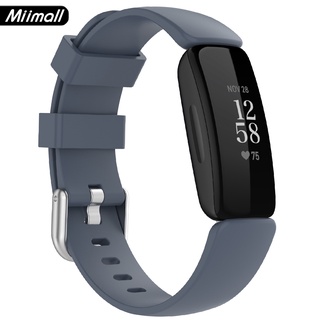 Miimall สายFitbit inspire 2 สายรัดกีฬาทดแทนซิลิโคน TPE แบบนิ่ม สำหรับ Fitbit inspire 2