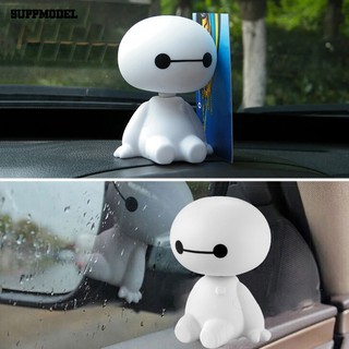 (cod) baymax หุ่นยนต์เขย่าหัวตุ๊กตาเครื่องประดับของขวัญ