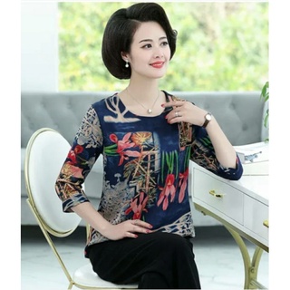 เสื้อผู้หญิงทรงตรง คอกลมแขนสี่ส่วน ผ้าไหมญี่ปุ่นผ้าดีสวยงาม สีเเจ่มๆจัดๆ ทรงตรงใส่สวยได้หลายสไตล์ค่ะ #พร้อมส่ง#ลดราคา