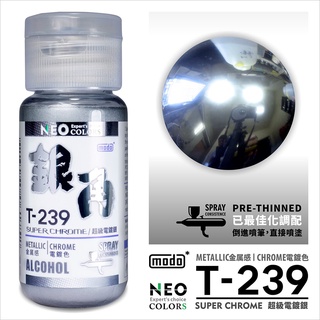 modo NEO Experts Choice Color Alcohol Paint T-239 Super Chrome Silver (30ml)