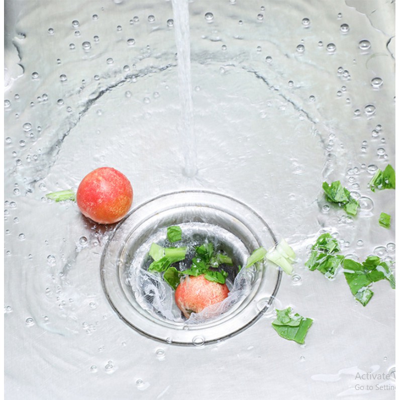 ถุงขยะตาข่ายกรองเศษอาหารใช้แล้วทิ้ง แพ็ค30 ชิ้น - รูปที่ 3