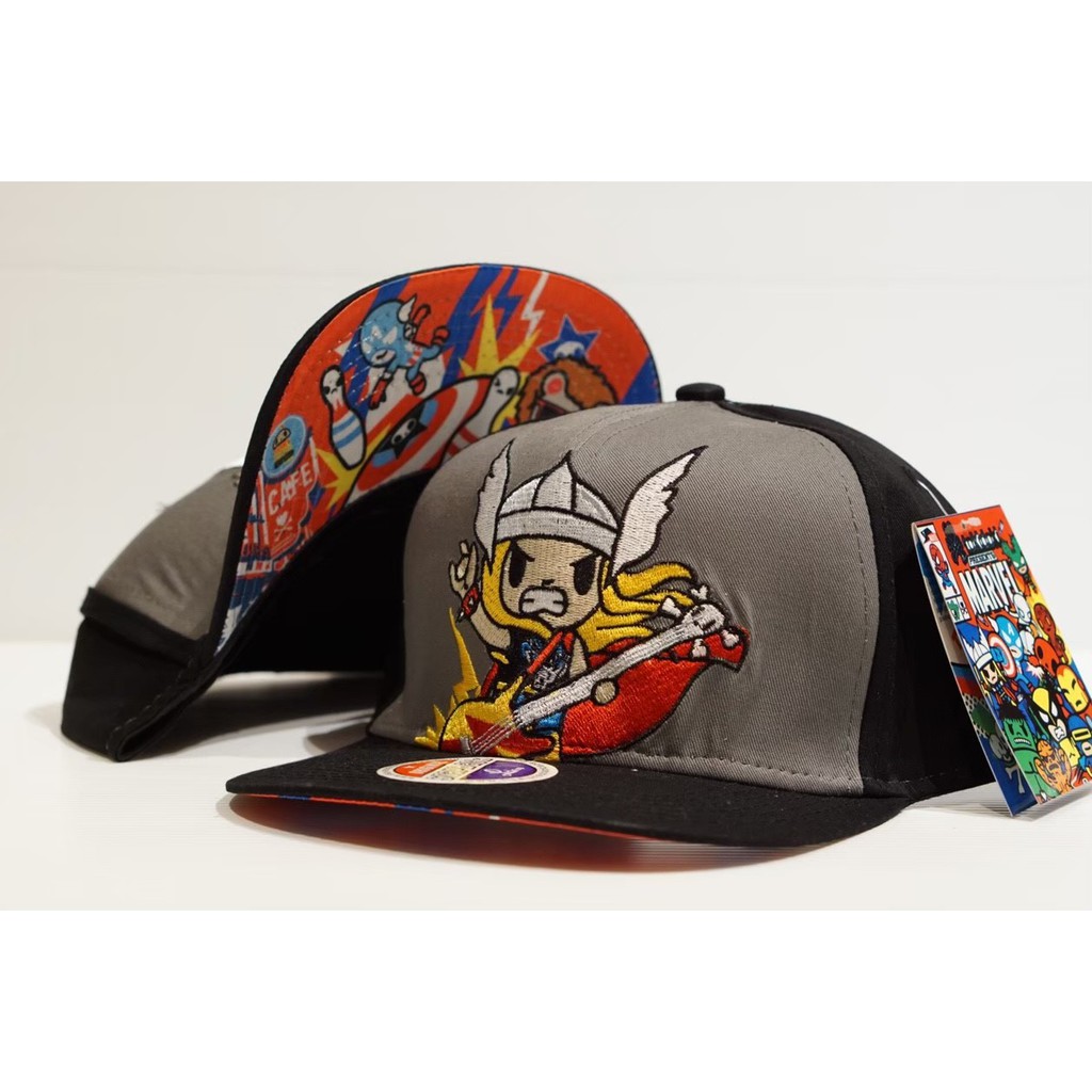 หมวก Mavel 10ลาย The Hulk Iron Man Thor Snapback หมวกสแนปแบล ค สวยเท ไม ซ ำใคร Shopee Thailand - niron cloth topi snapback roblox hitam หมวกและหมวกแกป