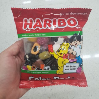 วุ้นเจลาตินสําเร็จรูป รสชะเอมและรวมรสผลไม้ต่างๆ Haribo Color-Rado