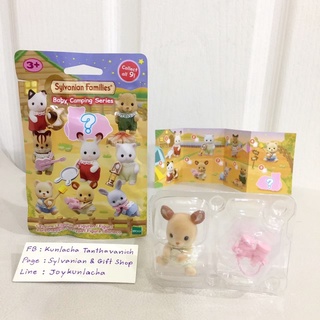 🏠 ตุ๊กตาเบบี้กวางน้อย และกล้องส่องทางไกล ซิลวาเนียนแท้ Baby Camping Series - Red Deer : Sylvanian Family บ้านตุ๊กตา