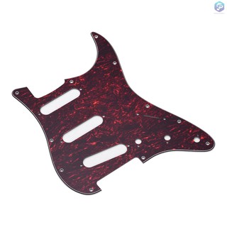 แผง Pickguard 11 หลุม 3 ชั้นพร้อมสกรูสําหรับกีตาร์ St