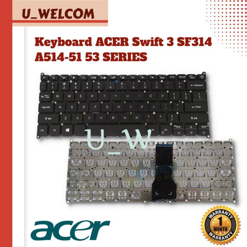 Acer Swift 3 SF314-56 SF314-56Q8 SF314-57 SF314-57-74V6 NKI13130BU SF314-52 SF314-52 SF314-52G คีย์บ