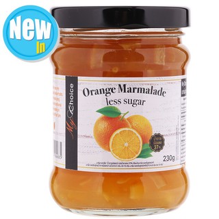 My Choice Brand Orange Marmalade Less Sugar Formula 230g. My Choice Brand Orange Marmalade Less Sugar Formula 230g.