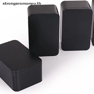 strengaromonyu 1 ชิ้นกล่องดีบุกโลหะดีบุก Jars Iron Tea Box Case Small Things Storage Box