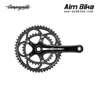 จานหน้า Campagnolo Veloce 10 สปีด สีดำ 53/39T 170mm.