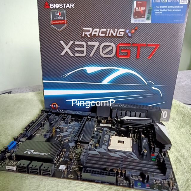 Mainboard ( เมนบอร์ด ) Biostar Racing X370 GT7