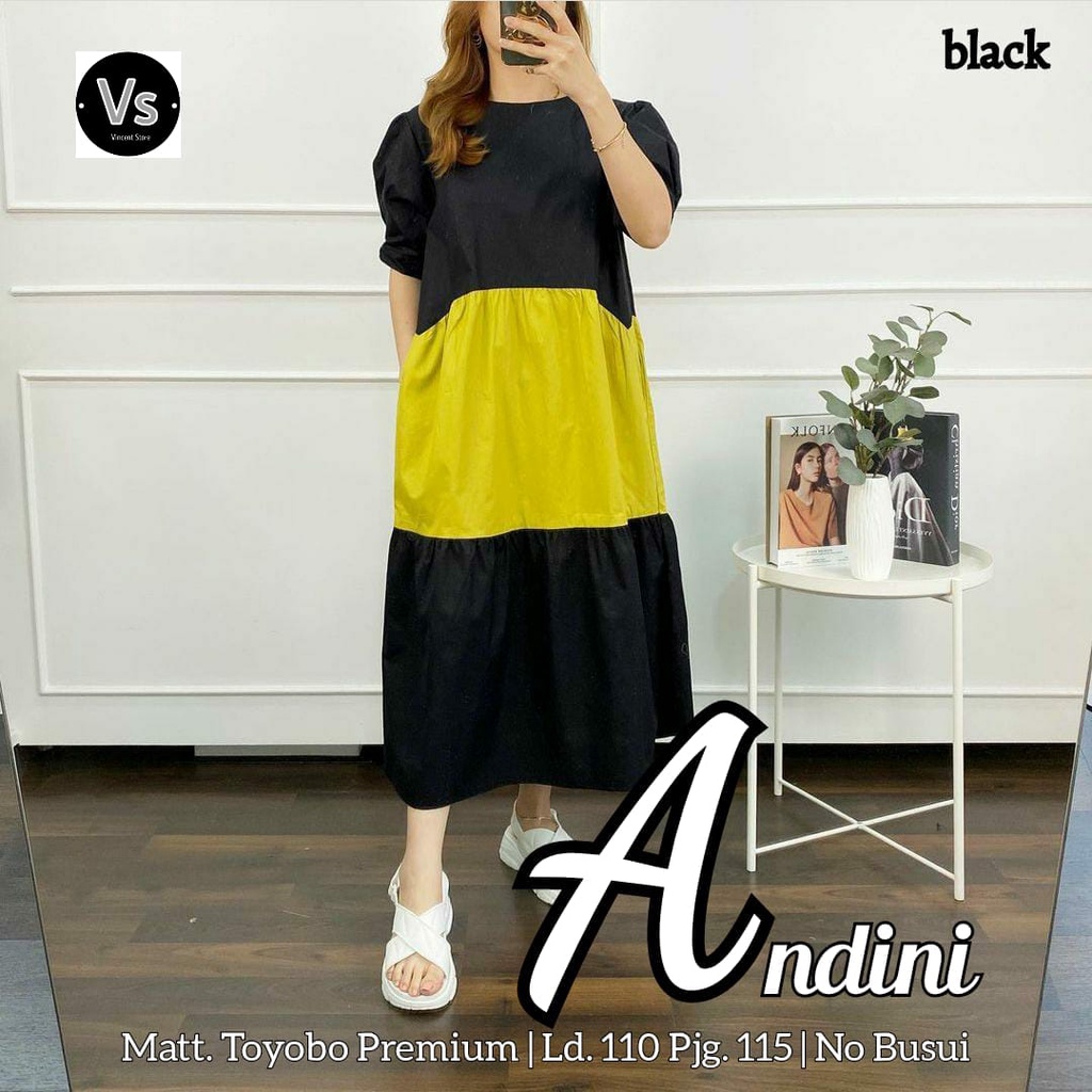 ชุดเดรส Andini******