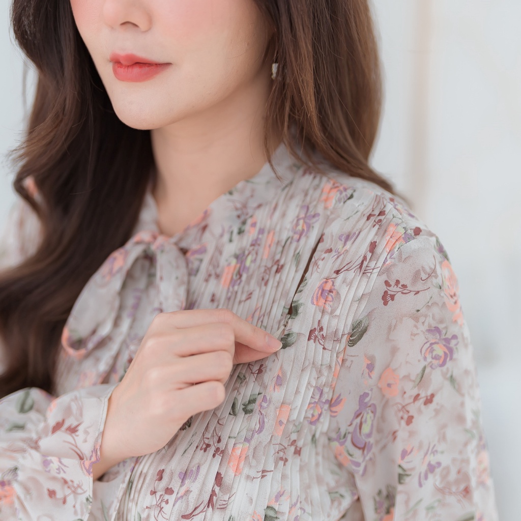 Mamong เดรสพรีทให้นม ผูกโบว์ คลุมท้องได้ - mamongs - ThaiPick