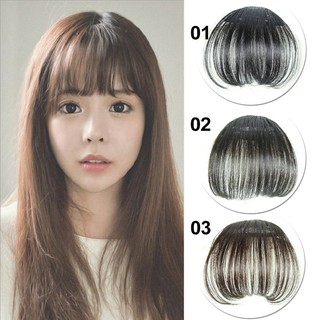 Fashion Women Air Thin Synthetic Hair Bangs Translucent Fake Fringe Bangs