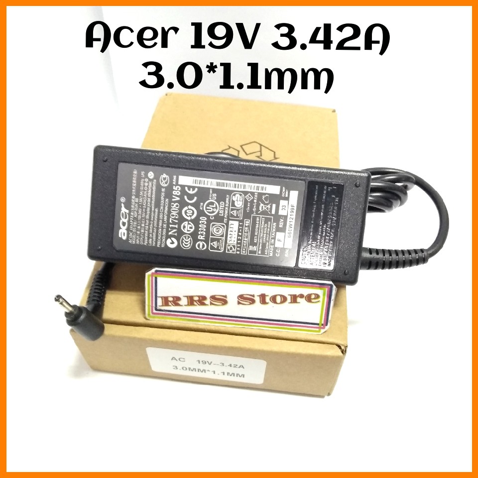 Acer 19v 3.42a 3.0 x 1.1mm p3 iconia W700 W700P W710 S5, S7 11 C730 C730E C735 C730E
