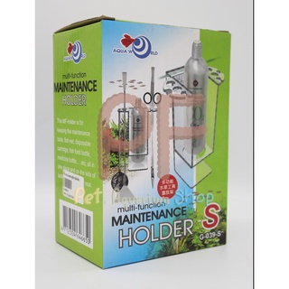 Aqua World Maintenance Holder ชั้นแขวนCO2และอุปกรณ์ ข้างตู้ปลา G-039-S