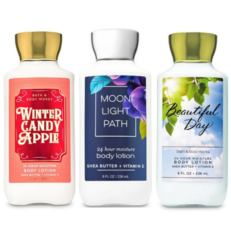 โลชั่น Bath And Body works Body Lotion ผสม Shea butter & vitamin E 236ml. Shopee Thailand