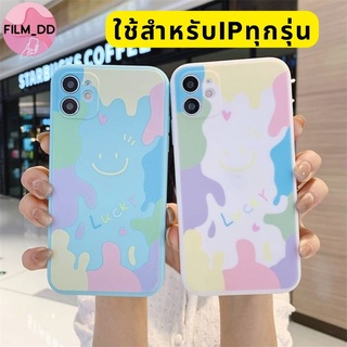 พร้อมส่งในไทย-เคสซิลิโคนTPUนิ่ม ใช้สำหรับIPทุกรุ่น สกรีนลายยิ้มหลากสี #934