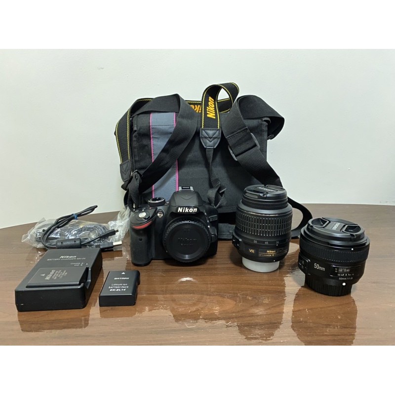 กล้องมือสอง Nikon D3200+ 18-55 MMVR + 50 MM F 1.8 (yongnuo)