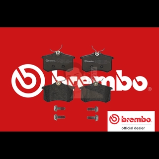 P85 017B ผ้าเบรกหลังแท้ BREMBO : AUDI A4(B7) 1992- การันตีคุณภาพมาตรฐานโดย " เครอป อะไหล่ยนต์"