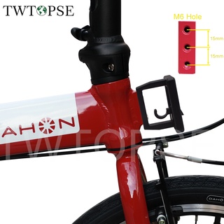 Twtopse บล็อกด้านหน้าจักรยาน 3 หลุม สําหรับจักรยานพับได้ 2 3SIXTY Brompton