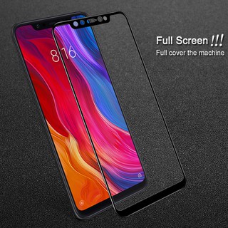 IMAK ป้องกันหน้าจอ Glass Xiaomi Mi 8 กระจกนิรภัยปกเต็ม 9H ฟิล์มกระจกเต็มจอ Xiaomi Mi8 Film แบบเต็มรูปแบบฟิล์มกระจกนิรภัย