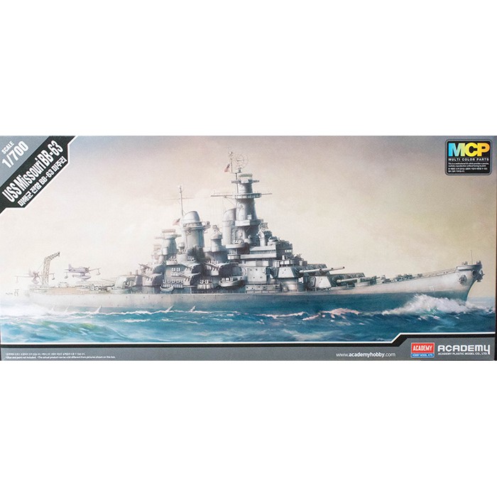 Academy Model 1/700 AC14222 USS MISSOURI BB-63 MCP