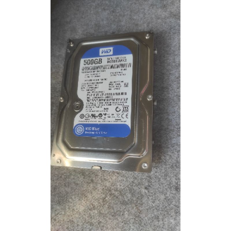 Harddisk 500gb WD Sata 3.0 มือสอง สภาพสวย ใช้งานปกติ
