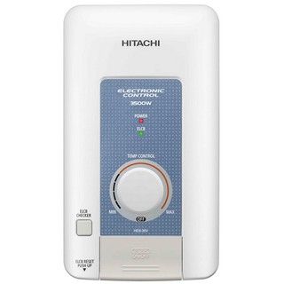 เครื่องทำน้ำอุ่น HITACHI HES 35V 3,500 วัตต์ สีขาว/สีน้ำเงิน เครื่องทำน้ำอุ่น เครื่องทำน้ำอุ่นและน้ำร้อน งานระบบประปา SH