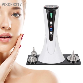 Pisces317- Rf เครื่องนวดยกกระชับผิวหน้า 5 เกียร์ 3 โหมด 100‐240V