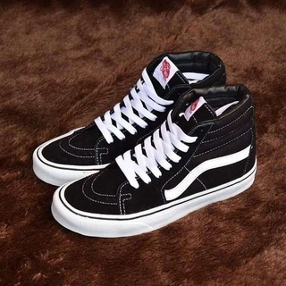 Vans Sk8 รองเท้าผ้าใบลําลอง สีดํา สีขาว ไซซ์ 36-43 นําเข้าจากจีน พร้อมกล่อง