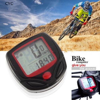 CYC Waterproof Bicycle Bike Cycle Lcd Display Digital Computer Speedometer Cycling CY