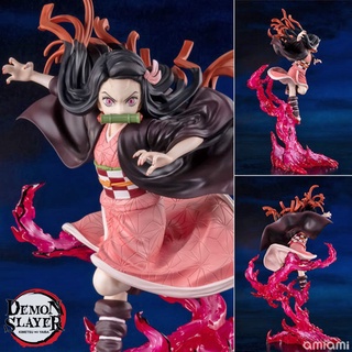 Figure ฟิกเกอร์ Figuarts ZERO Demon Slayer Kimetsu no Yaiba ดาบพิฆาตอสูร Nezuko Kamado เนซึโกะ คามาโดะ Blood Art Model