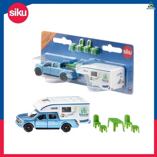 Siku(ซิกุ)Ford F150 Pick-Up Camper ของสะสมโมเดลรถเหล็กซิกุ รหัส SK1693