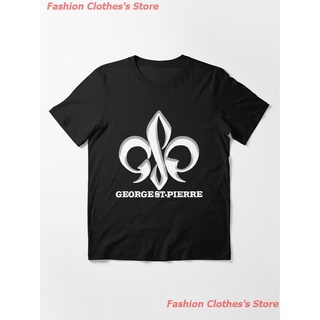 ราคาต่ำสุดFashion Clothess Store มวยไทย มวย Georges St-Pierre Mixed Martial Arts GSP MMA UFC Champions Essential T-Shir