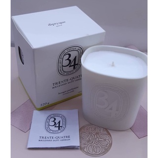 พร้อมส่ง DIPTYQUE เทียนหอม Scented Candle - 34 Boulevard Saint Germain ขนาด: 220g/7.3oz ราคา 2650 บาทพร้อมส่ง DIPTYQUE เ