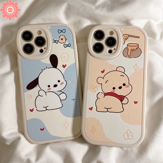 เคสโทรศัพท์มือถือ ลายการ์ตูนหมีพูห์น่ารัก สําหรับ OPPO A17 A12 A95 A5S A3S A15s A94 A16 A16K A15 A57 2022 A96 A76 A55 A74 A16E A1K A53 A9 A5 A54 A7 Reno 8 7 7Z 5F 5 6 4 4F A31 A92 ผ้าคลุม แบบนิ่ม สําหรับสุนัข Pacha